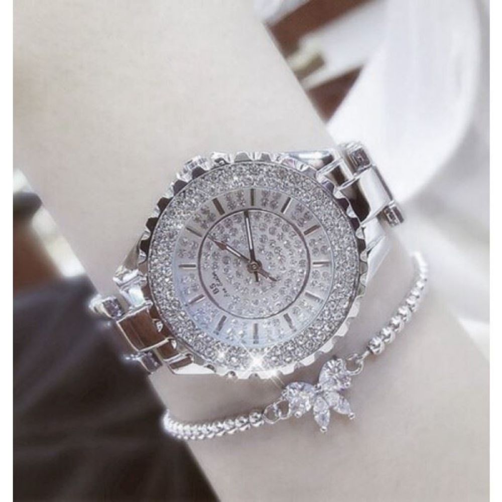 תמונה של שעון יד לאישה בעיצוב זרקורים 
