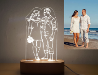 תמונה של Bobble Lights - מנורה מתמונה אישית