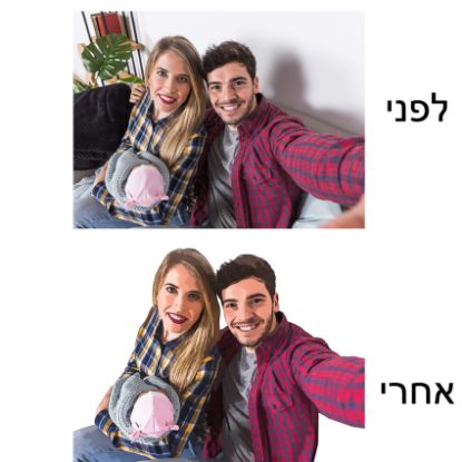 תמונה של מתמונה לציור קומיקס - חיתוך צורני והדפס על מסגרת