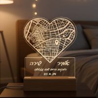 תמונה של מנורת לילה עם מיקום מיוחד